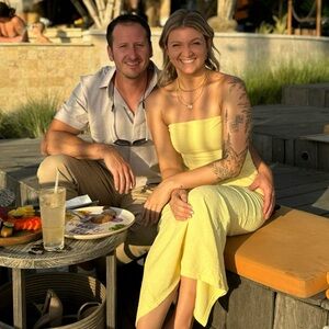 Yellow Strapless Two Piece Set